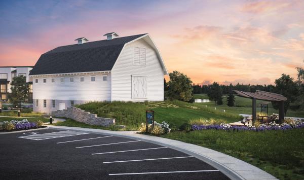 Image represents future community barn