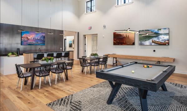 Game Room at the clubhouse