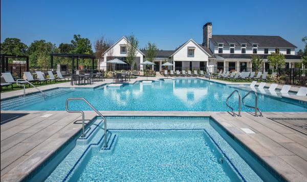 Outdoor pool at the clubhouse