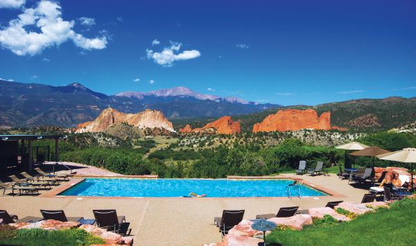 Relax in the cabana or soak up the sun in the infinity pool