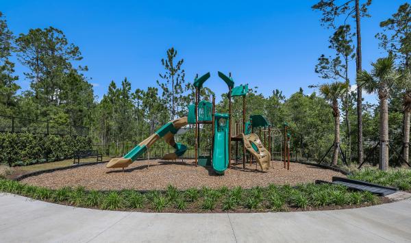 Entertainment for all ages at the community playground