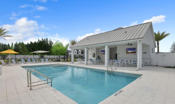 Residents can enjoy private amenities specifically for Newton