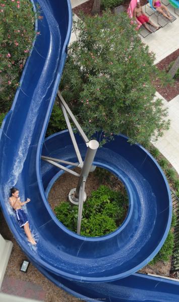 Water slides great for all ages