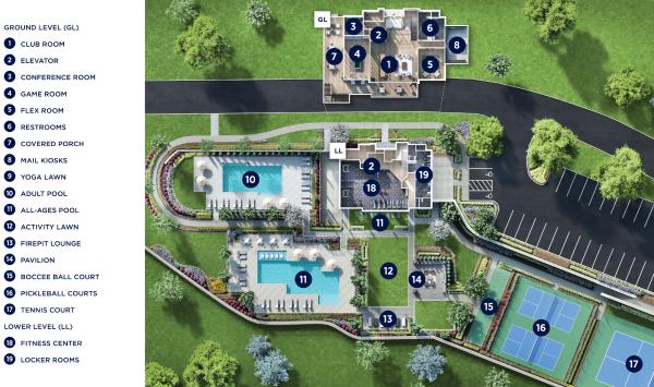 Future amenity layout