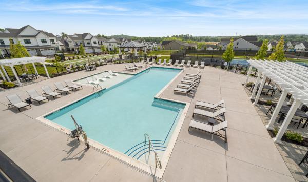 Relax at the outdoor pool