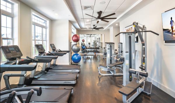State-of-the-art fitness center