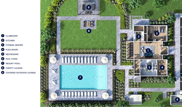 Amenity site plan