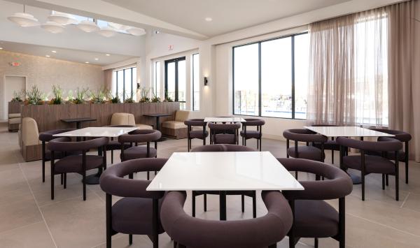 Clubhouse dining area