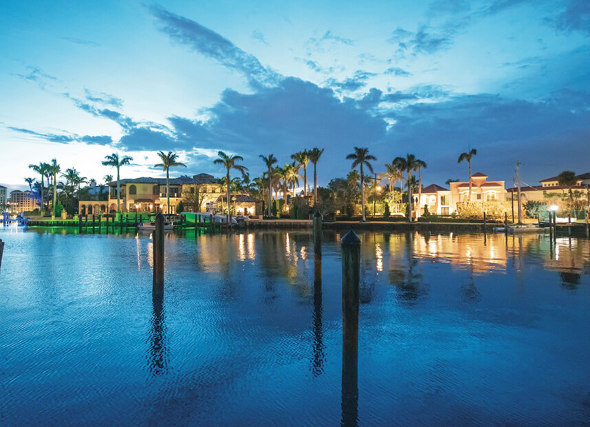 Waterfront homes in Boca Raton Florida