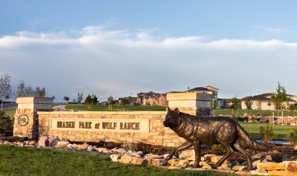 There are several parks and open space areas throughout Wolf Ranch
