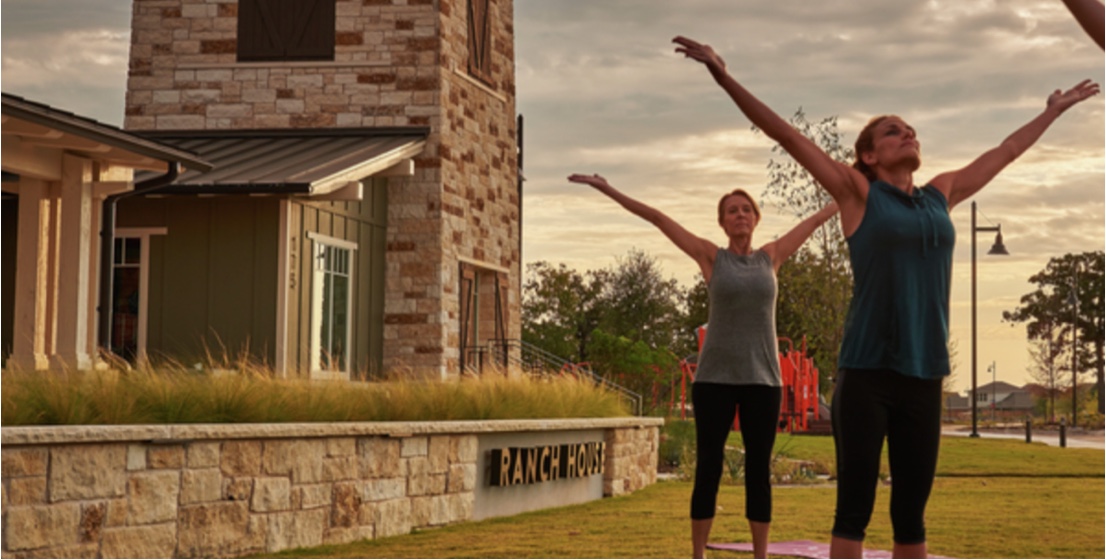 Yoga on the Great Laown